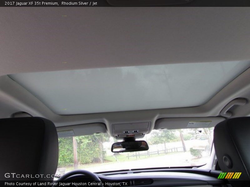 Rhodium Silver / Jet 2017 Jaguar XF 35t Premium