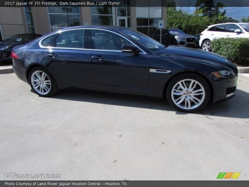 Dark Sapphire Blue / Light Oyster 2017 Jaguar XF 35t Prestige