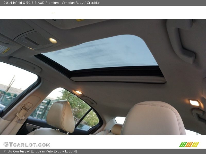 Venetian Ruby / Graphite 2014 Infiniti Q 50 3.7 AWD Premium