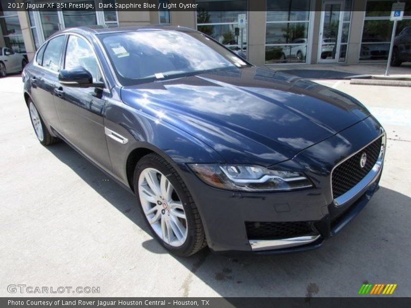 Dark Sapphire Blue / Light Oyster 2017 Jaguar XF 35t Prestige