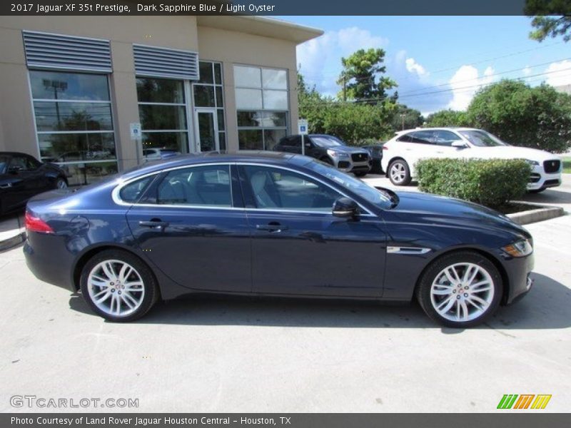 Dark Sapphire Blue / Light Oyster 2017 Jaguar XF 35t Prestige