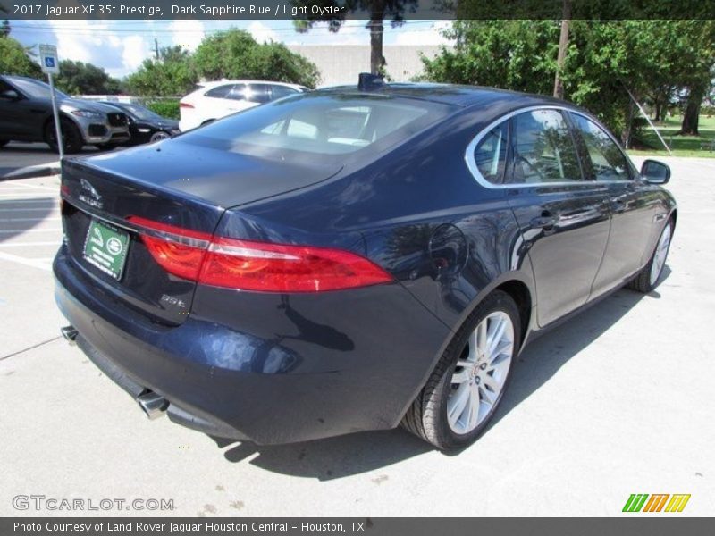 Dark Sapphire Blue / Light Oyster 2017 Jaguar XF 35t Prestige