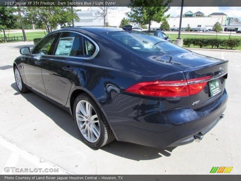 Dark Sapphire Blue / Light Oyster 2017 Jaguar XF 35t Prestige