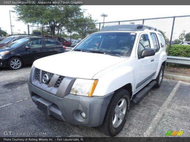 Avalanche White / Steel/Graphite 2007 Nissan Xterra SE
