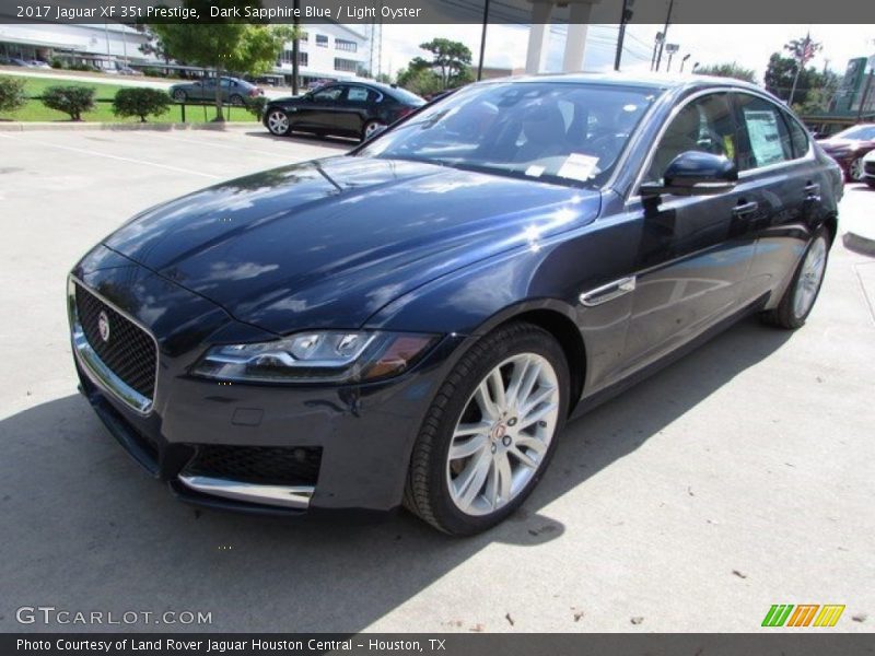 Dark Sapphire Blue / Light Oyster 2017 Jaguar XF 35t Prestige
