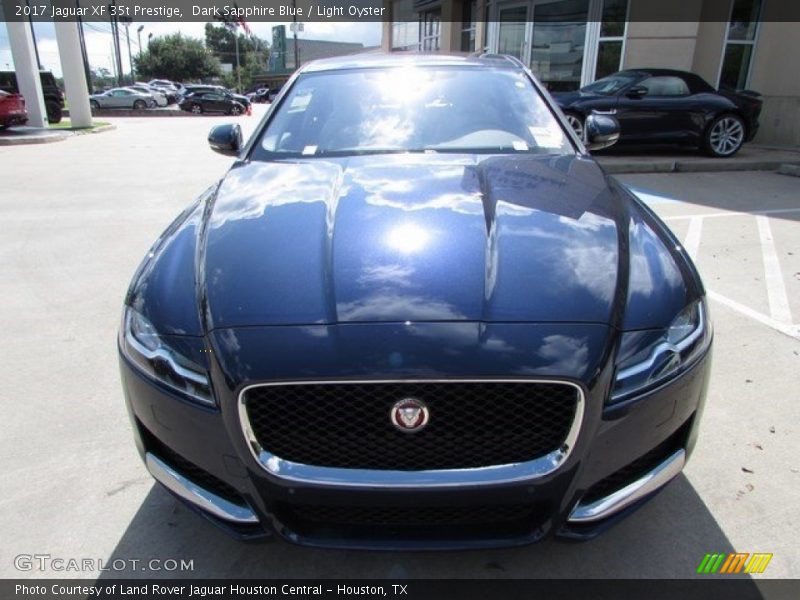Dark Sapphire Blue / Light Oyster 2017 Jaguar XF 35t Prestige