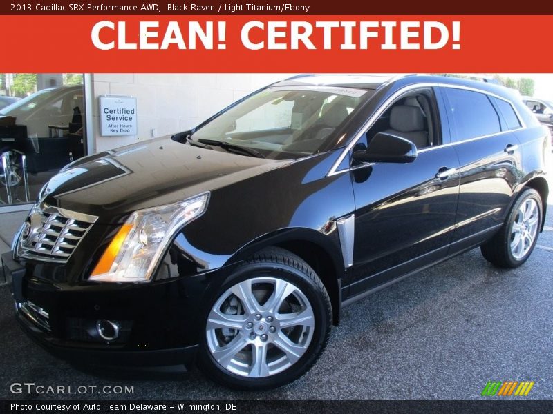 Black Raven / Light Titanium/Ebony 2013 Cadillac SRX Performance AWD