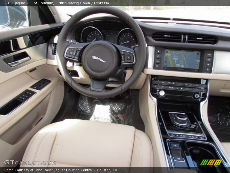 British Racing Green / Espresso 2017 Jaguar XF 35t Premium