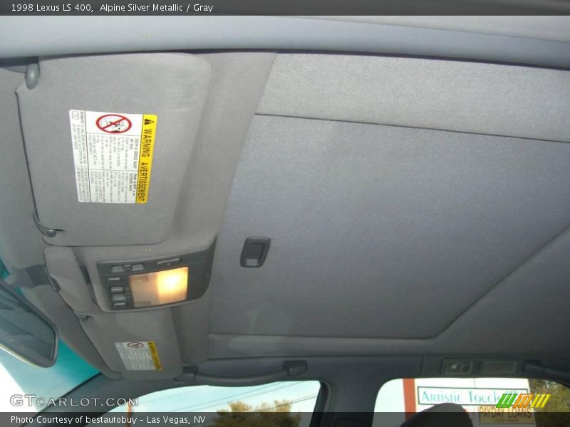 Alpine Silver Metallic / Gray 1998 Lexus LS 400