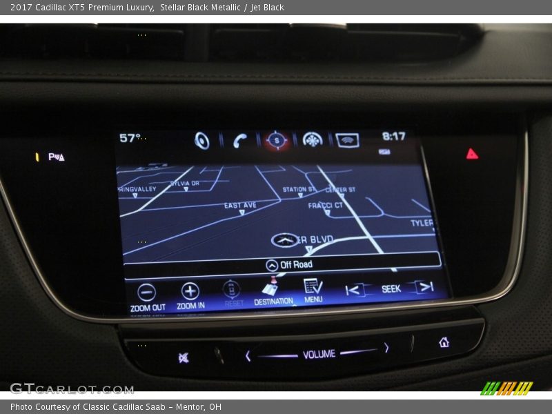 Navigation of 2017 XT5 Premium Luxury