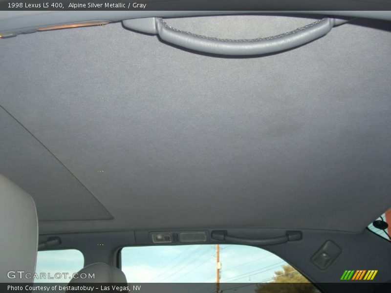 Alpine Silver Metallic / Gray 1998 Lexus LS 400