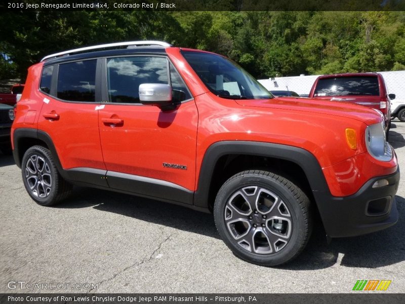 Colorado Red / Black 2016 Jeep Renegade Limited 4x4