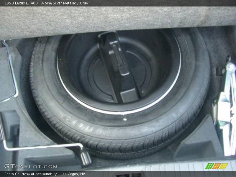 Alpine Silver Metallic / Gray 1998 Lexus LS 400