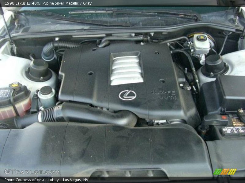 Alpine Silver Metallic / Gray 1998 Lexus LS 400