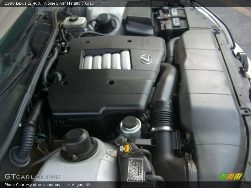Alpine Silver Metallic / Gray 1998 Lexus LS 400