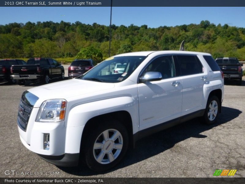 Summit White / Light Titanium 2013 GMC Terrain SLE
