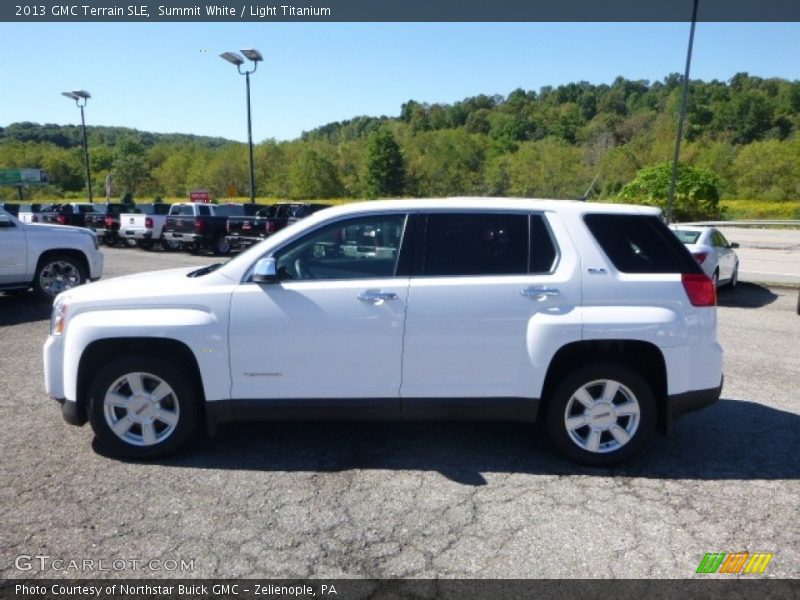Summit White / Light Titanium 2013 GMC Terrain SLE