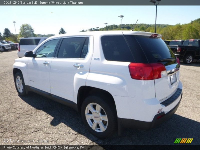 Summit White / Light Titanium 2013 GMC Terrain SLE