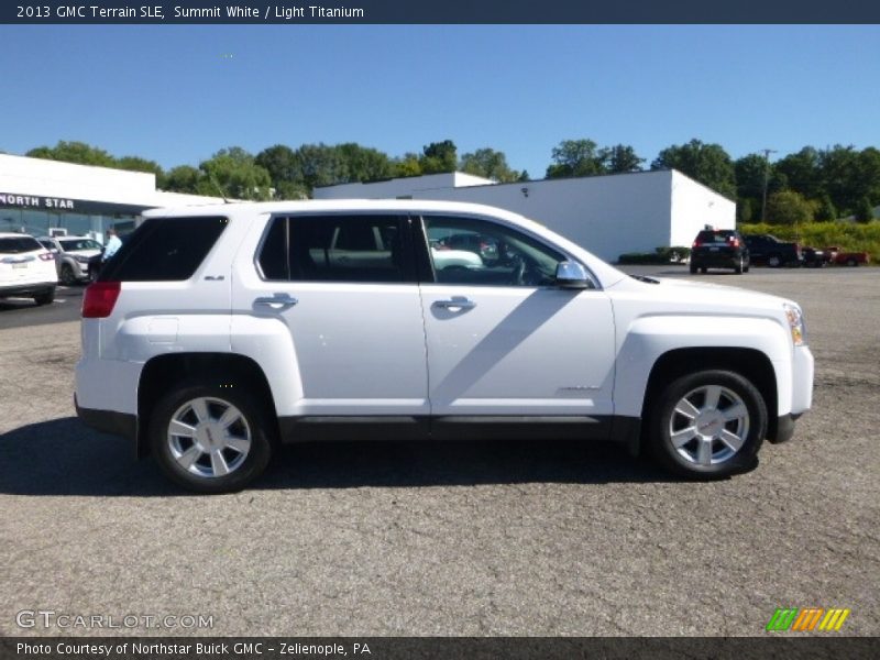 Summit White / Light Titanium 2013 GMC Terrain SLE
