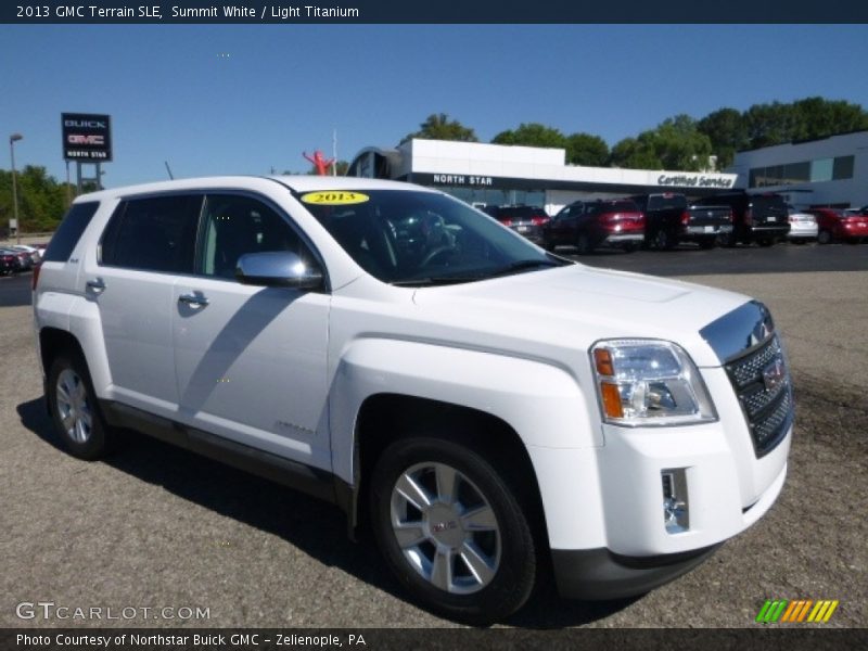 Summit White / Light Titanium 2013 GMC Terrain SLE