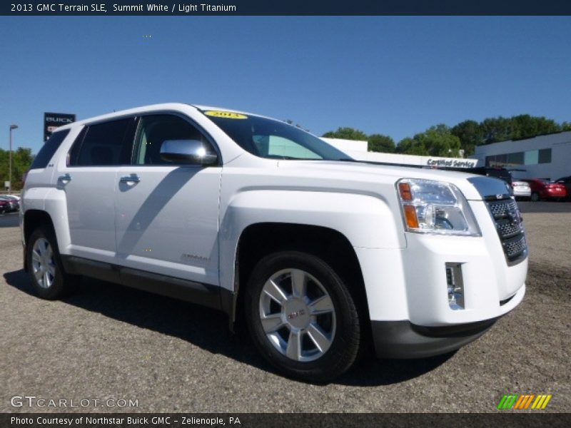 Summit White / Light Titanium 2013 GMC Terrain SLE