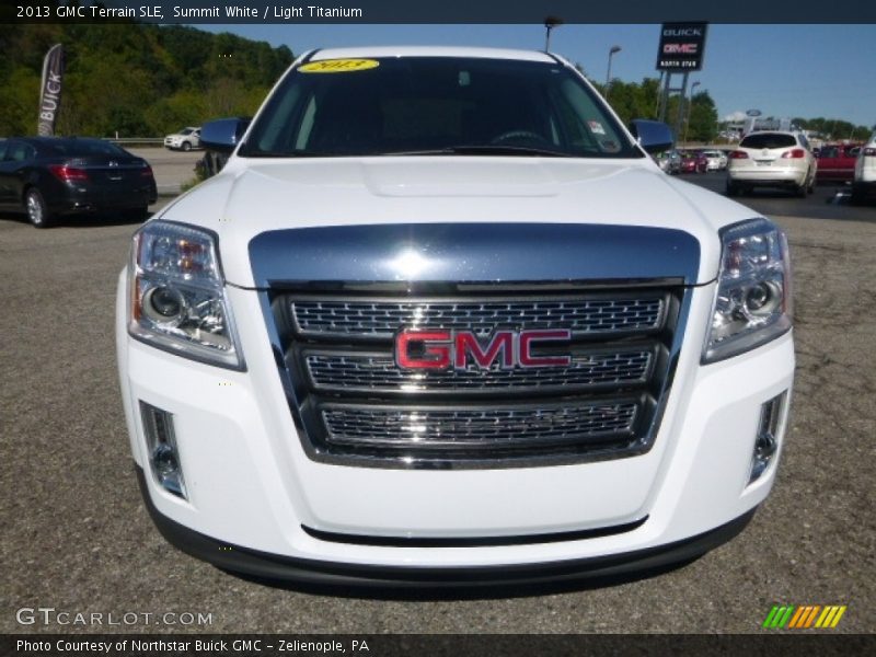 Summit White / Light Titanium 2013 GMC Terrain SLE