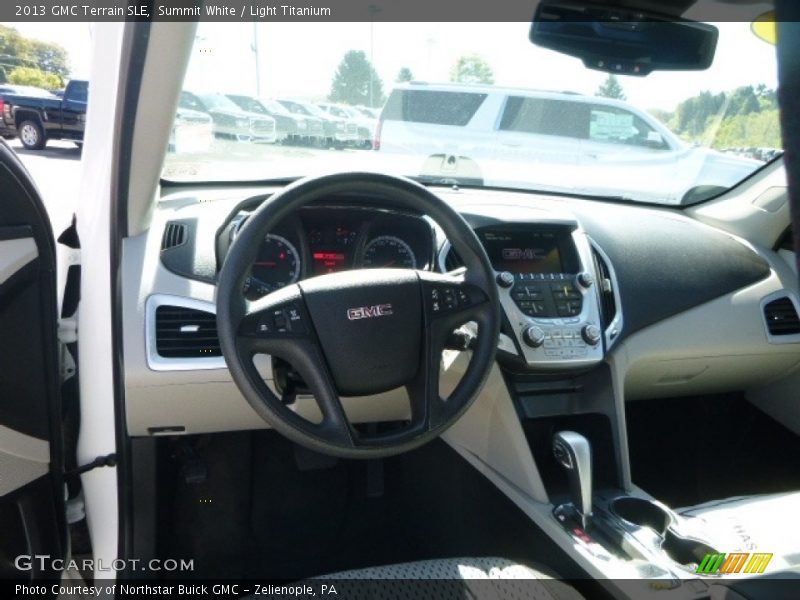 Summit White / Light Titanium 2013 GMC Terrain SLE