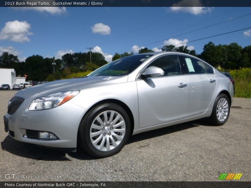 Quicksilver Metallic / Ebony 2013 Buick Regal Turbo