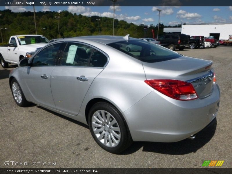 Quicksilver Metallic / Ebony 2013 Buick Regal Turbo