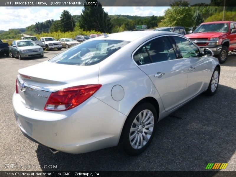 Quicksilver Metallic / Ebony 2013 Buick Regal Turbo