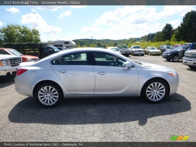 Quicksilver Metallic / Ebony 2013 Buick Regal Turbo