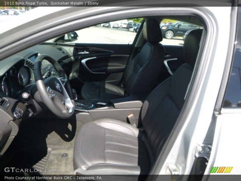 Quicksilver Metallic / Ebony 2013 Buick Regal Turbo