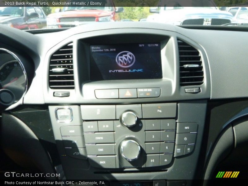 Quicksilver Metallic / Ebony 2013 Buick Regal Turbo