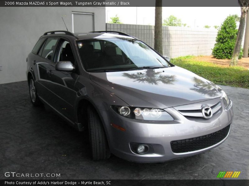 Tungsten Gray Metallic / Black 2006 Mazda MAZDA6 s Sport Wagon