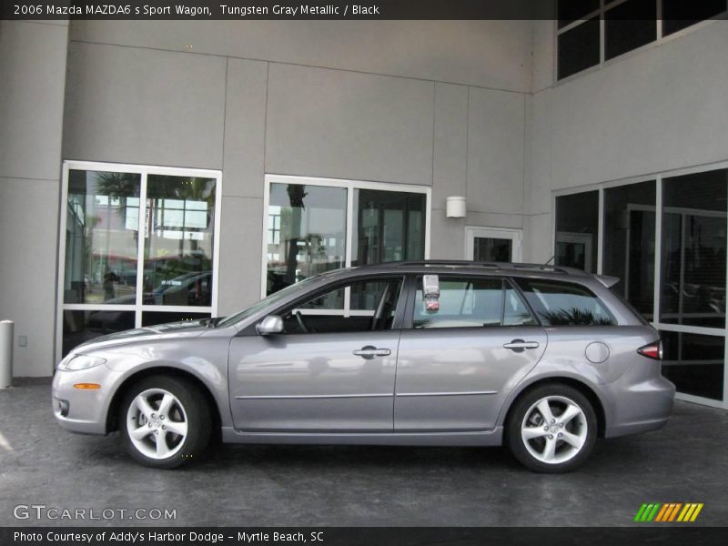 Tungsten Gray Metallic / Black 2006 Mazda MAZDA6 s Sport Wagon