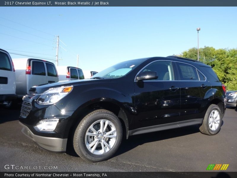 Mosaic Black Metallic / Jet Black 2017 Chevrolet Equinox LT