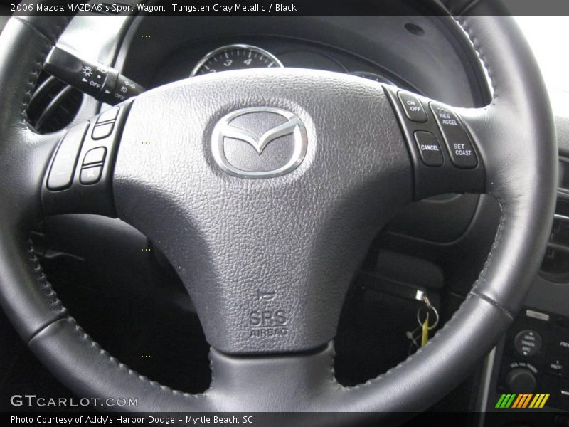 Tungsten Gray Metallic / Black 2006 Mazda MAZDA6 s Sport Wagon