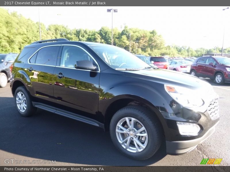 Mosaic Black Metallic / Jet Black 2017 Chevrolet Equinox LT