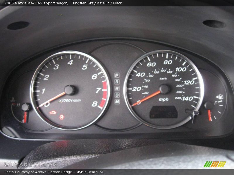 Tungsten Gray Metallic / Black 2006 Mazda MAZDA6 s Sport Wagon