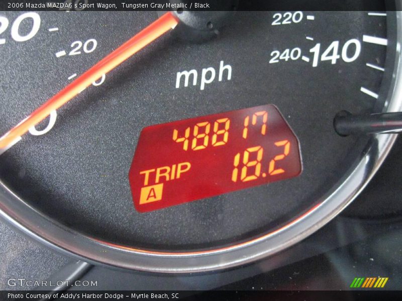 Tungsten Gray Metallic / Black 2006 Mazda MAZDA6 s Sport Wagon