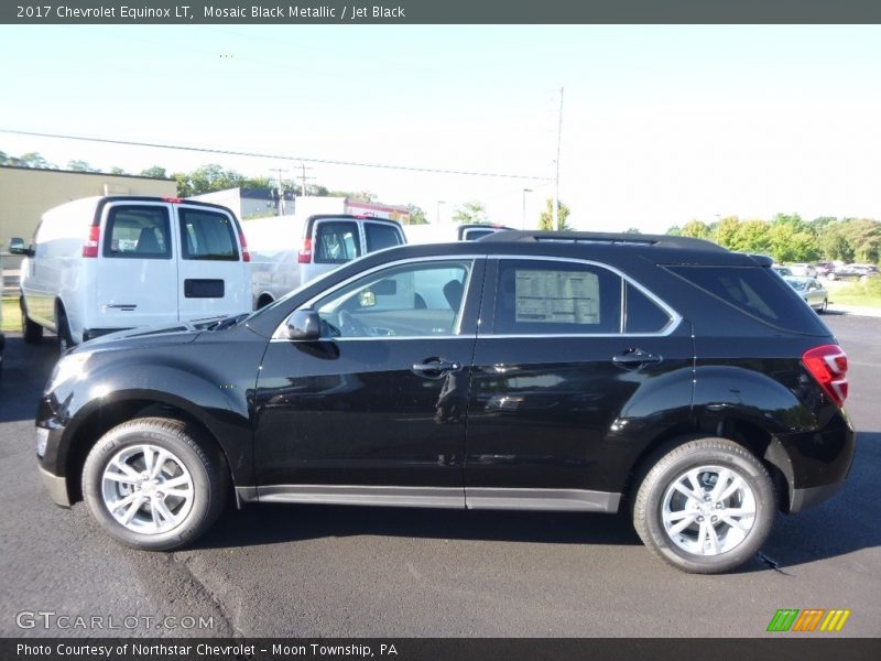 Mosaic Black Metallic / Jet Black 2017 Chevrolet Equinox LT