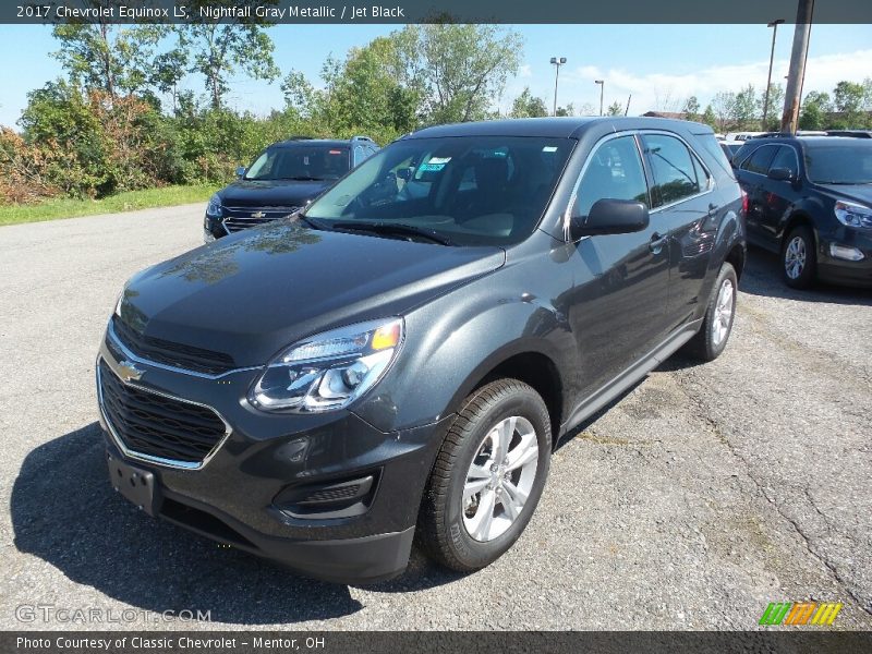 Nightfall Gray Metallic / Jet Black 2017 Chevrolet Equinox LS