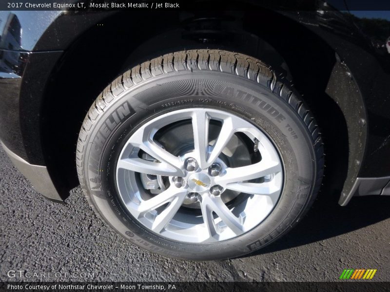 Mosaic Black Metallic / Jet Black 2017 Chevrolet Equinox LT