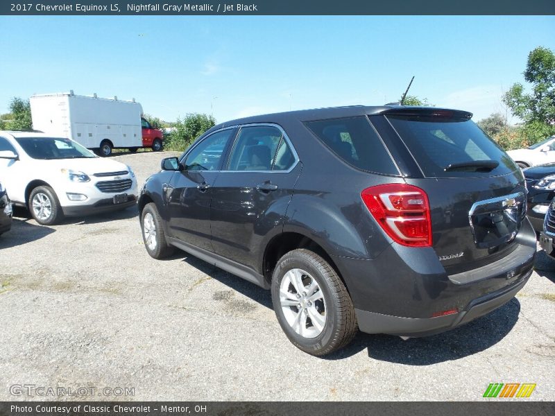 Nightfall Gray Metallic / Jet Black 2017 Chevrolet Equinox LS