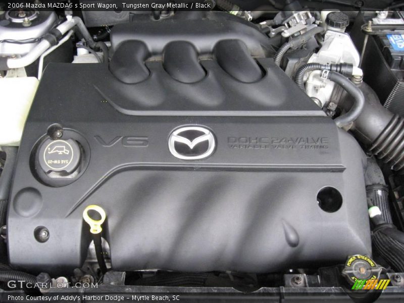 Tungsten Gray Metallic / Black 2006 Mazda MAZDA6 s Sport Wagon