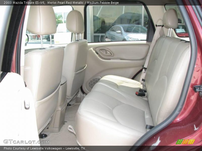 Merlot Pearl Red Metallic / Medium Pebble Beige 2003 Mazda Tribute ES-V6