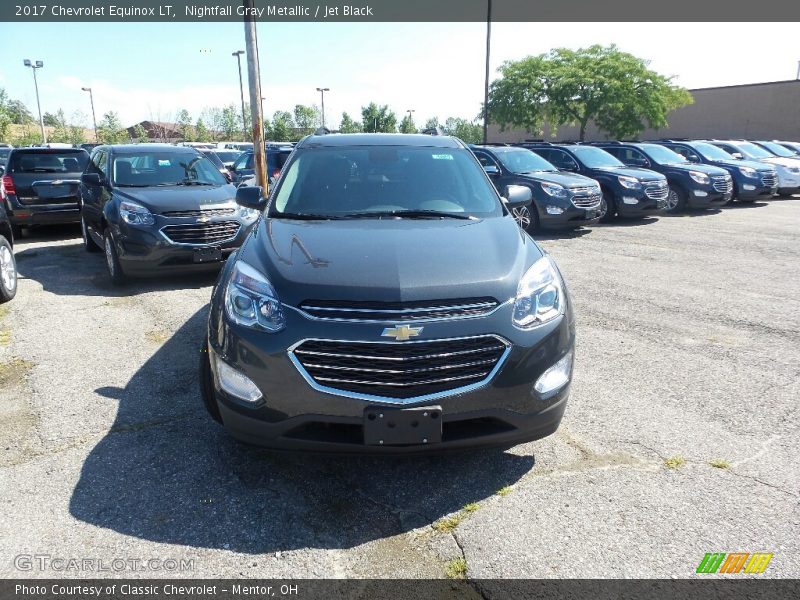 Nightfall Gray Metallic / Jet Black 2017 Chevrolet Equinox LT