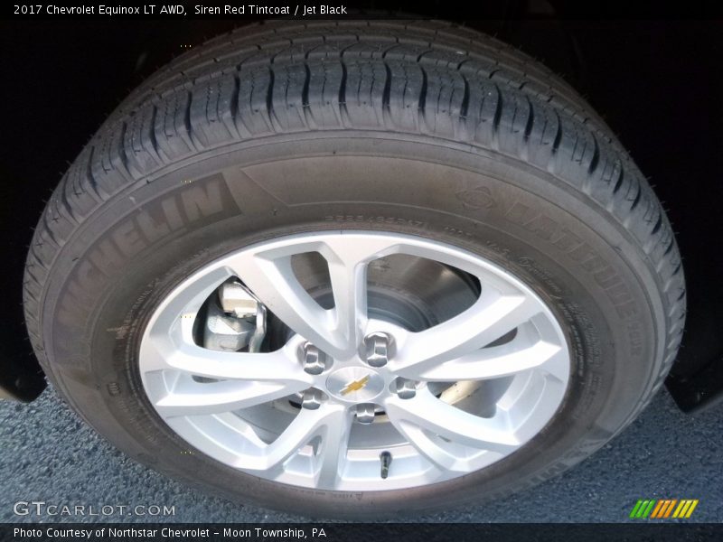 Siren Red Tintcoat / Jet Black 2017 Chevrolet Equinox LT AWD