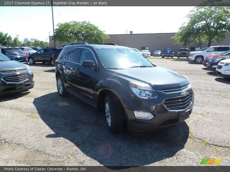 Nightfall Gray Metallic / Jet Black 2017 Chevrolet Equinox LT