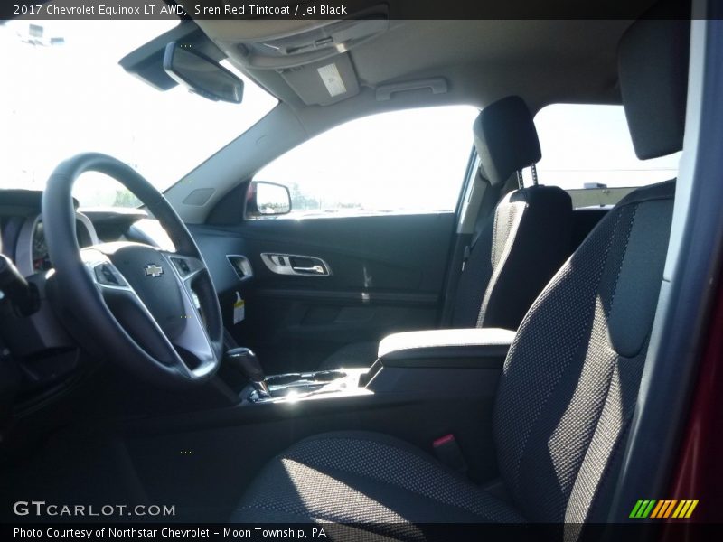 Siren Red Tintcoat / Jet Black 2017 Chevrolet Equinox LT AWD